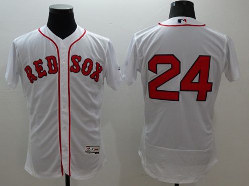Red Sox #24 David Price White Flexbase Authentic Collection Stitched MLB Jersey